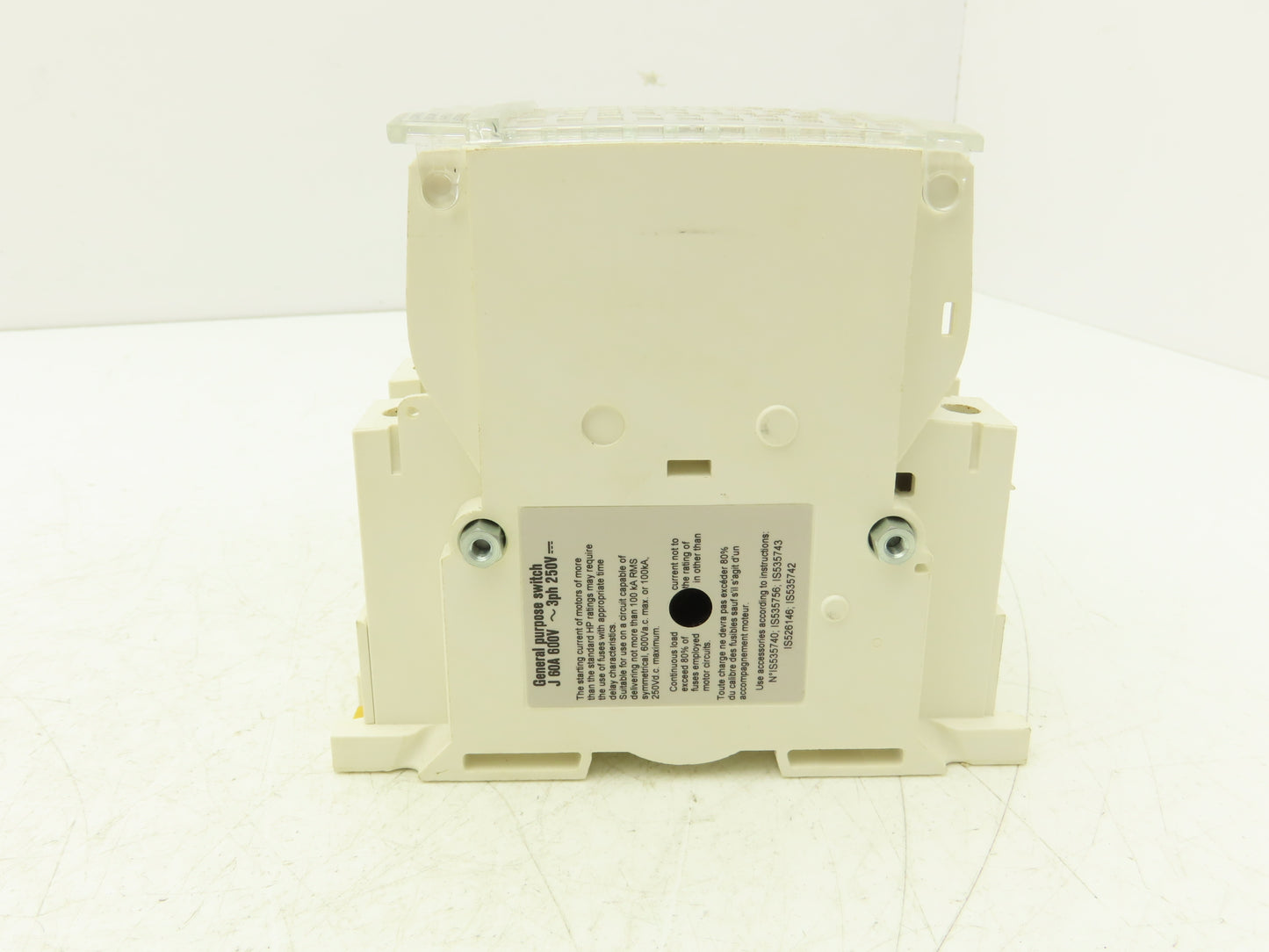 Socomec Fuserbloc J60A Through Door Fusible Disconnect Switch
