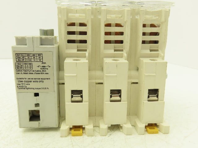 Socomec Fuserbloc J60A Through Door Fusible Disconnect Switch