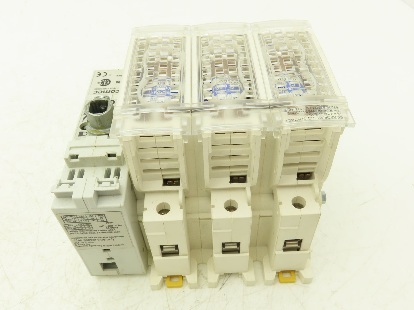 Socomec Fuserbloc J60A Through Door Fusible Disconnect Switch