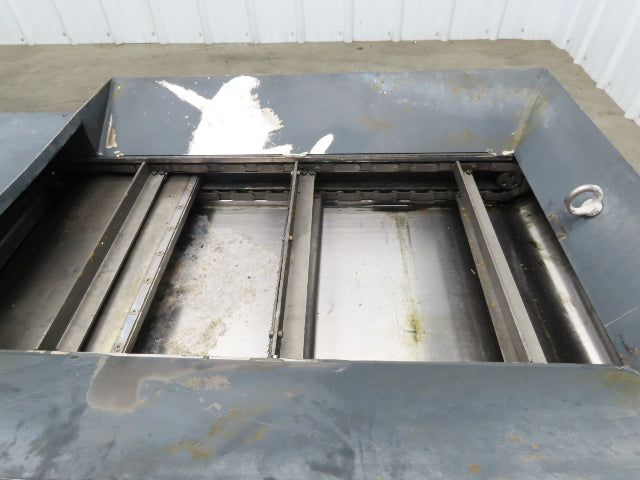 Magnetic Chip Conveyor Scraper Chain w/Coolant Filters 41-44"H 96"L 230/460V 3PH