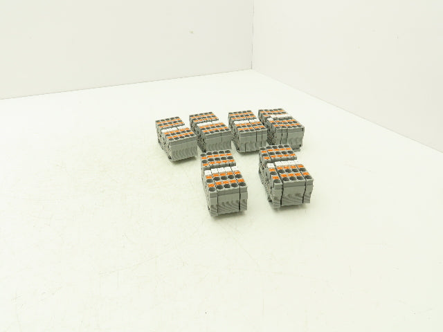 Phoenix Contact PT 6-QUATTRO Terminal Block 4 Wire Gray 1000V 6mm² Lot of 30