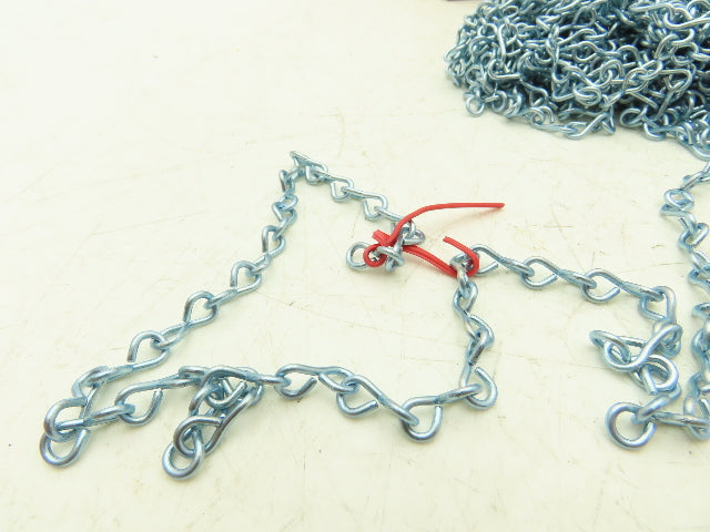 Grainger 2ZDE6 Jack Chain 10lb 1/2" Link Steel Zinc 100ft Boxes 500ft Lot of 5