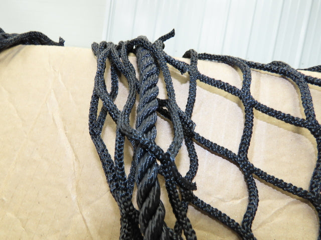 US Netting SBN 4045 Rope Border Netting 150' x 7' Black