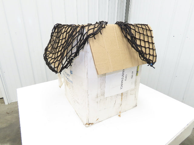 US Netting SBN 4045 Rope Border Netting 150' x 7' Black