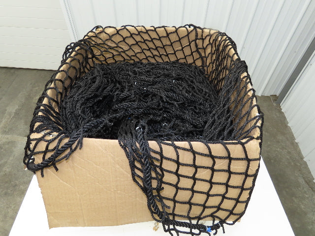 US Netting SBN 4045 Rope Border Netting 150' x 7' Black