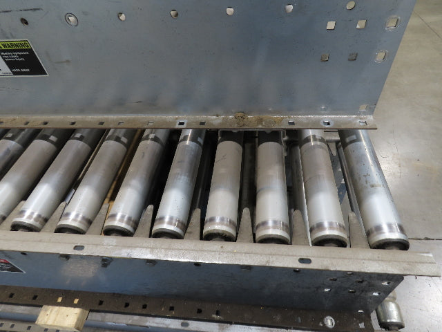 Automotion 24"x 10' Gravity Roller Conveyor 21.5"BF 1.9" Rollers 7-Sections 70'