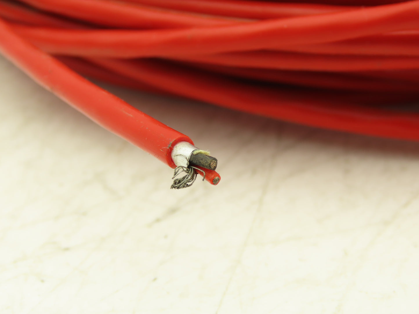 CTC CB102-A2R-100-Z High Temperature 2 Conductor Cable 100' Wire Harness 392° F