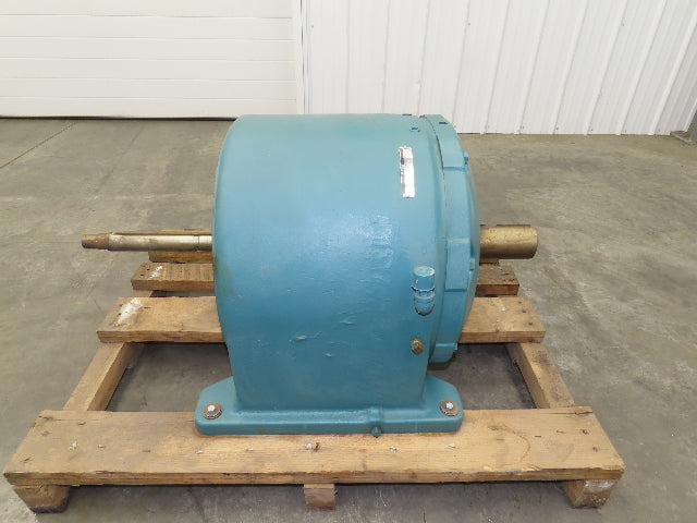 Reliance Electric Inline Gearbox 130:1 Ratio Reducer 1-5/8" Dia Ext Input Shaft