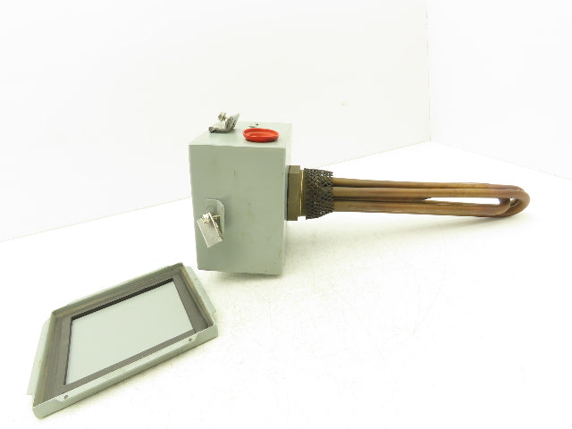 Tempco TSP01979 Screw Plug Immersion Heater Unit 2" NPT 3 kW 480V AC 3 ph Y