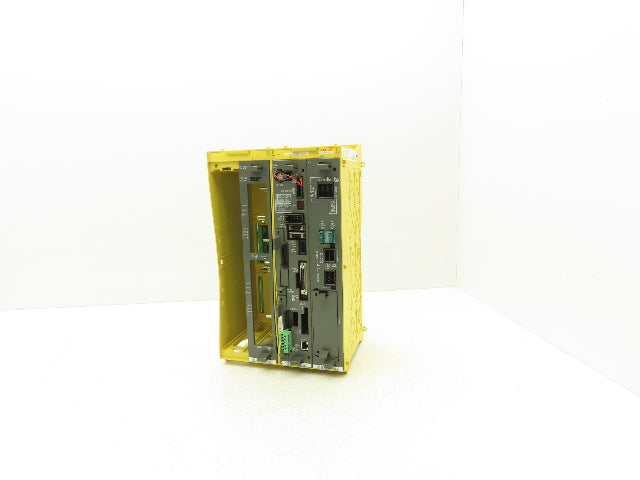 Fanuc A05B-2400-C061 Power Supply Circuit Board Module & 4 Slot Chassis Unit