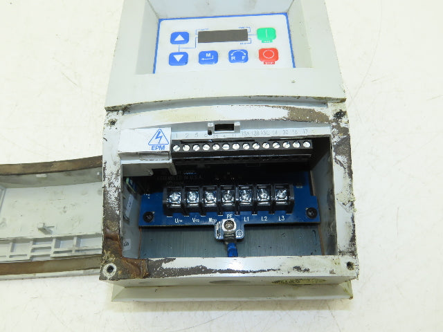 Lenze ESV371N02 SMVector AC Drive Variable Speed Inverter VFD .5Hp 230V 3Ph Read