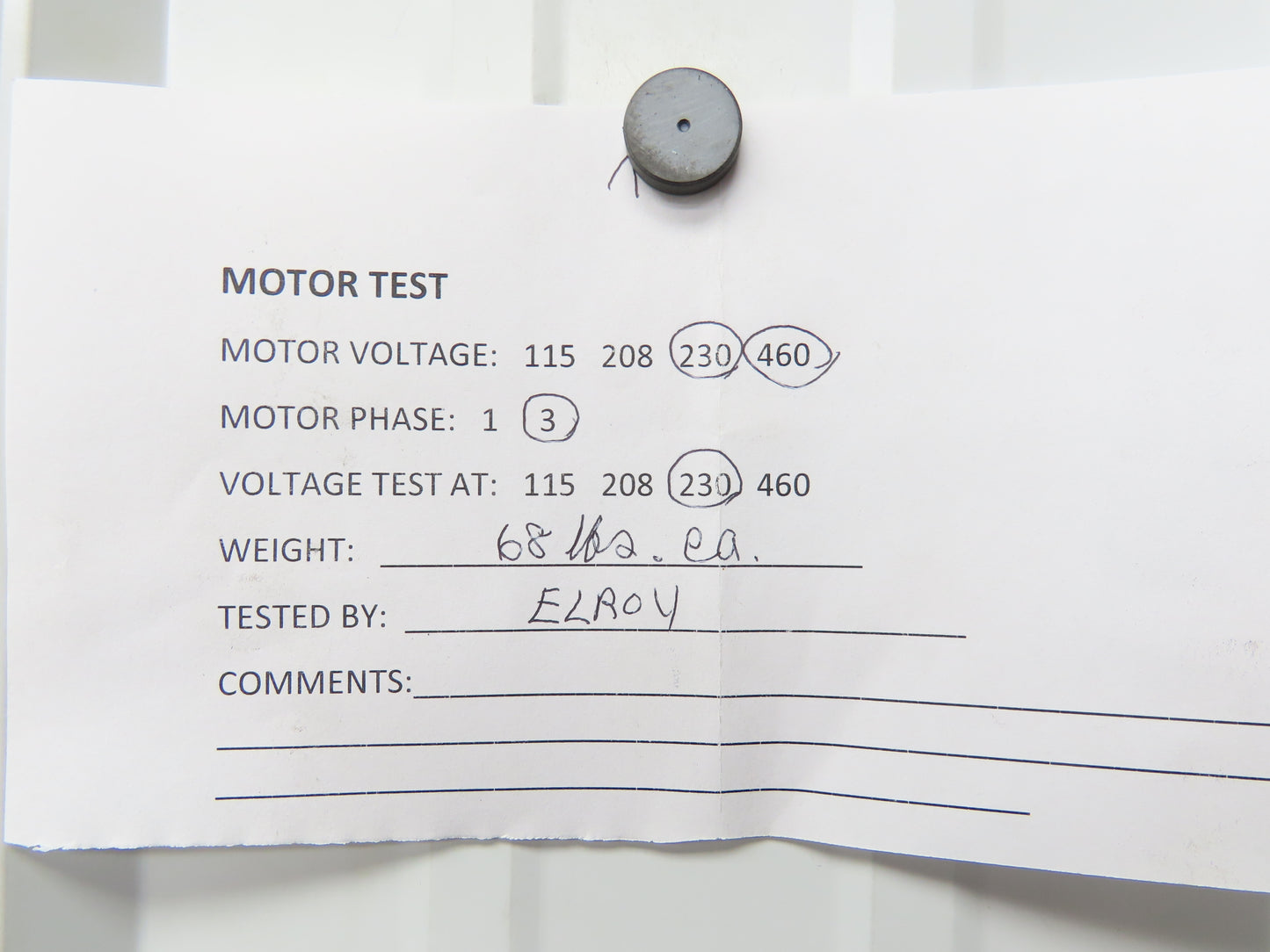 Y551 Induction Motor 2Hp 1750rpm 230/460v 3ph 145T TENV Inverter Duty Dual Shaft