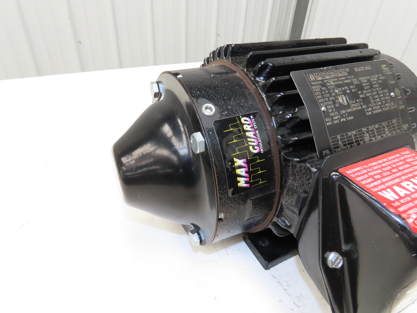 Y551 Induction Motor 2Hp 1750rpm 230/460v 3ph 145T TENV Inverter Duty Dual Shaft