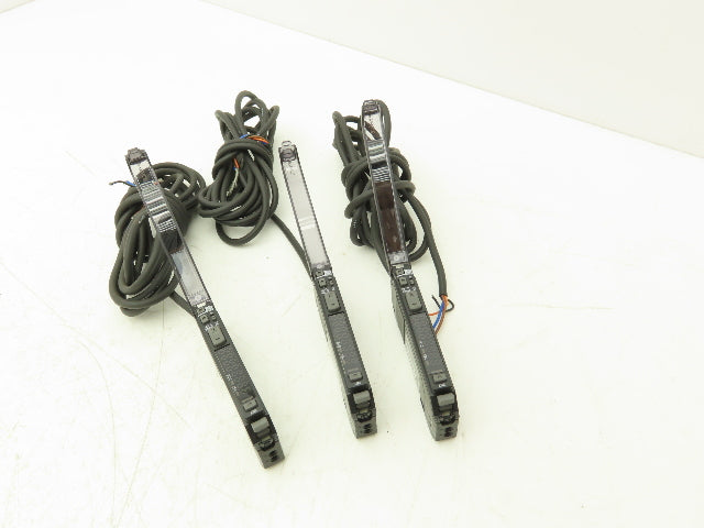 Keyence FS-N11MN Fiber Amplifier Main Unit Cable Type NPN 12-24VDC Lot of 3