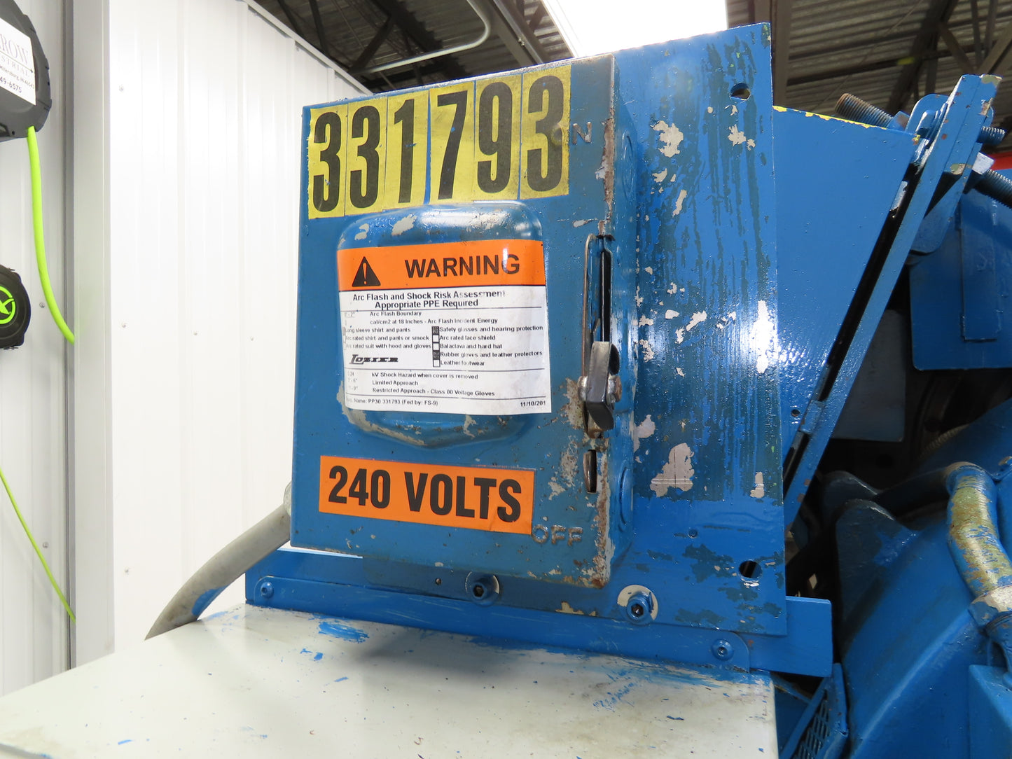 L&J No 3 Mechanical OBI Punch Press 22 Ton 2-1/2" Stroke 2Hp 3Ph Air Clutch