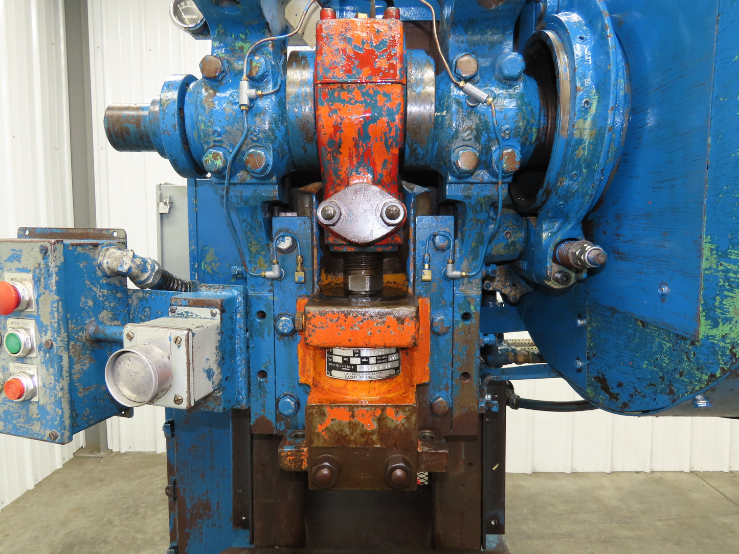 L&J No 3 Mechanical OBI Punch Press 22 Ton 2-1/2" Stroke 2Hp 3Ph Air Clutch