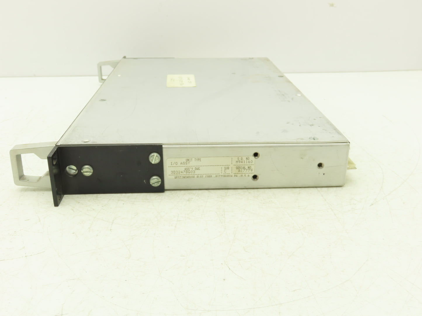 Westinghouse Electric 3D32478G03 Unimate PLC I/O Assembly 17-32 Rack Mount