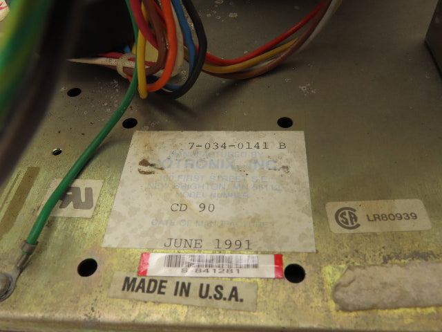 Cincinnati Milacron 3-424-1865A Control Panel Operator Interface 9" CRT Monitor