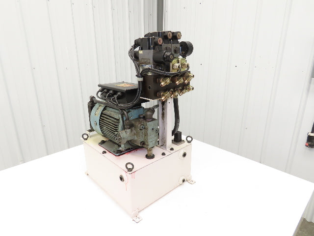 Okuma Hydraulic Power Unit 5gal Tank 8gpm 1100psi Nachi Uni Pump 3Hp 220V