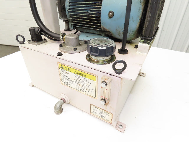 Okuma Hydraulic Power Unit 5gal Tank 8gpm 1100psi Nachi Uni Pump 3Hp 220V
