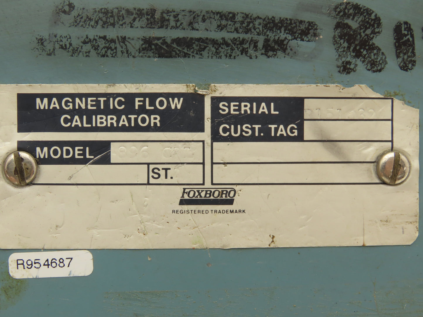 Foxboro 896 CAL Magnetic Flow Calibrator 1-10mV With Mechanical Dial Counter