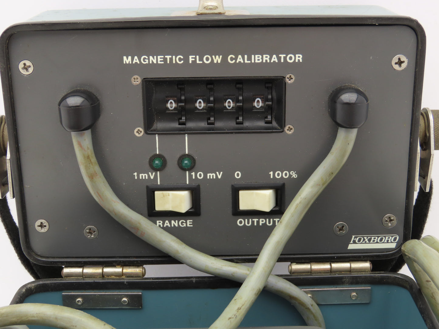 Foxboro 896 CAL Magnetic Flow Calibrator 1-10mV With Mechanical Dial Counter