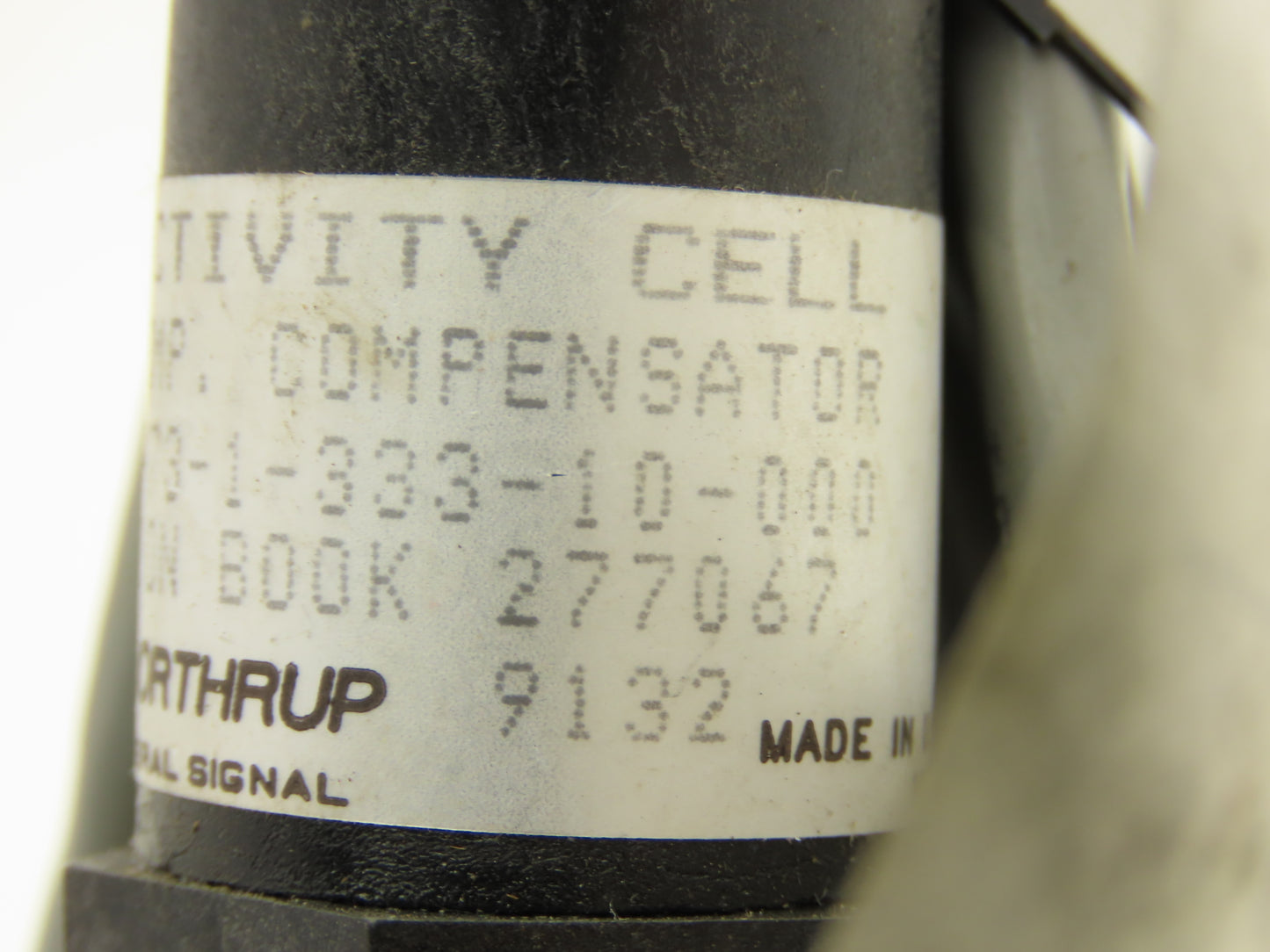 Leeds Northrup 4973-1-333-10 Conductivity Sensor Cell W/Temp Compensator 1.013