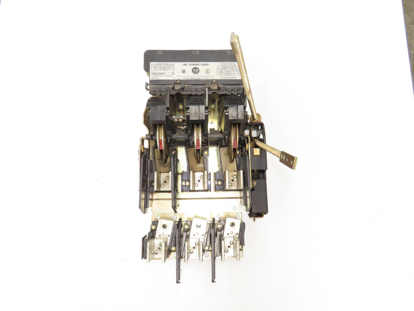 A-B 1494V-DS400 Rod Operated Safety Discconnect Switch 400A 575V 3ph 125Hp