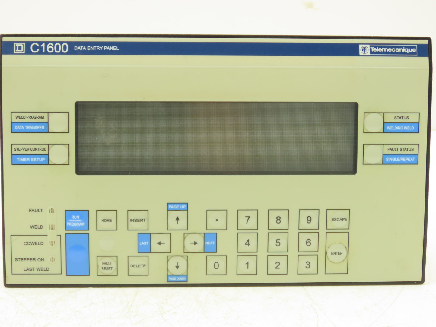 Telemecanique C1600 HMI Welding VFD OP Push Button Panel 24V V2.1 W81491349
