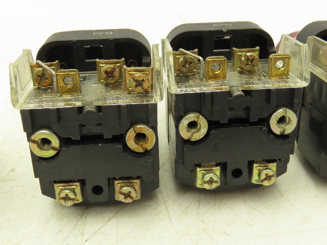 Allen Bradley 800T-PT16 Red Illuminated Pilot light 30mm 120VAC Lot of 11