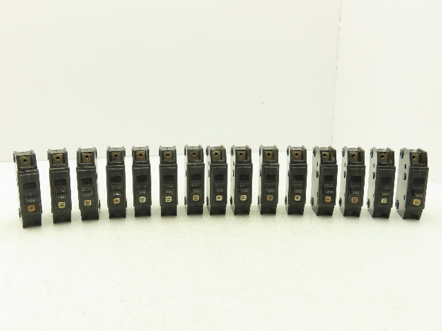General Electric TQ1120 Circuit Breaker Type TQ 20 Amp 120/240VAC 1P Lot of 15