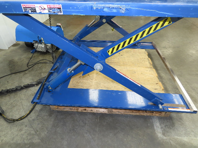 Vestil EHU-2 U-Shape Electric Scissor Lift Table 2000LB 56x53" 115V 1Ph 30" H