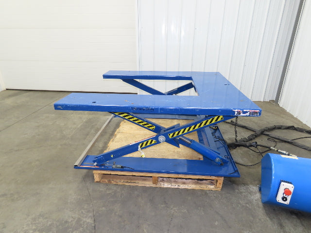 Vestil EHU-2 U-Shape Electric Scissor Lift Table 2000LB 56x53" 115V 1Ph 30" H