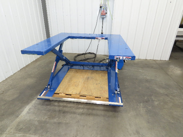 Vestil EHU-2 U-Shape Electric Scissor Lift Table 2000LB 56x53" 115V 1Ph 30" H