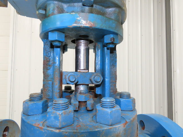 Atwood Morrill 3-Way Globe Valve 4" Flanged Limitorque Gear Operator Pull Chain