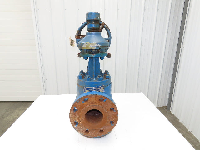 Atwood Morrill 3-Way Globe Valve 4" Flanged Limitorque Gear Operator Pull Chain