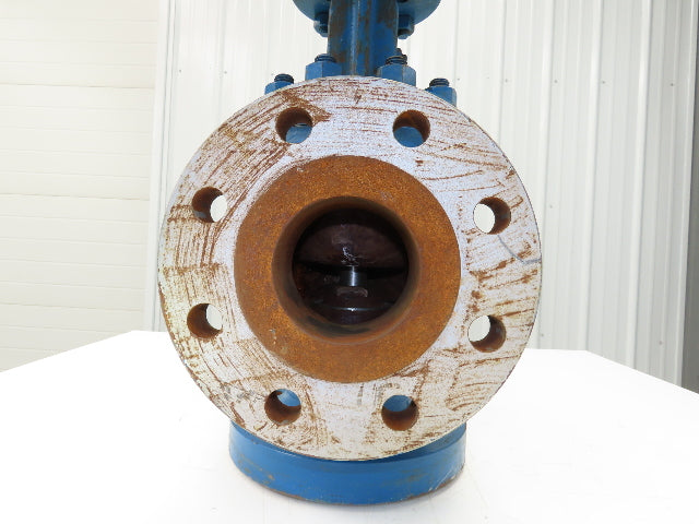 Atwood Morrill 3-Way Globe Valve 4" Flanged Limitorque Gear Operator Pull Chain