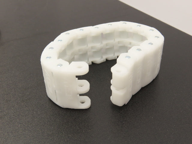 TGW 90140025 Conveyor Chain Coupler White Poly 1/4"Pitch 8.25" XR40 Lot Of 10