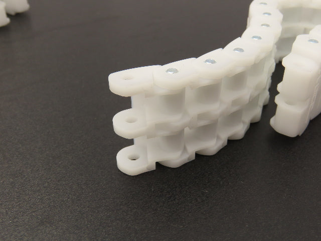 TGW 90140025 Conveyor Chain Coupler White Poly 1/4"Pitch 8.25" XR40 Lot Of 10