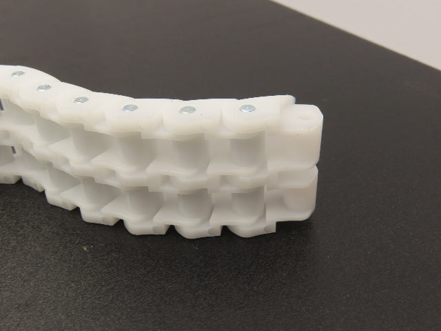 TGW 90140025 Conveyor Chain Coupler White Poly 1/4"Pitch 8.25" XR40 Lot Of 10