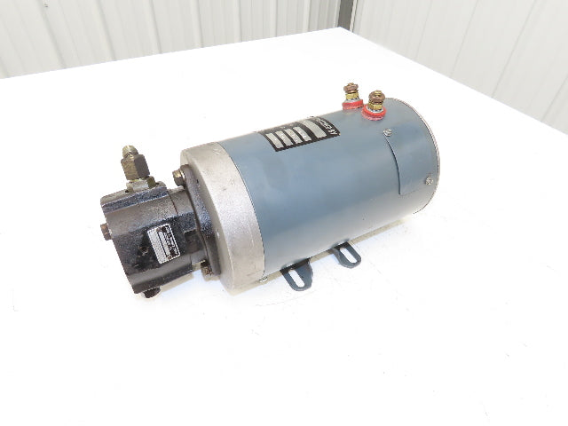 Hyster E50XM-33 Forklift Power Steering Pump Barnes 325186 With Motor 	8504046