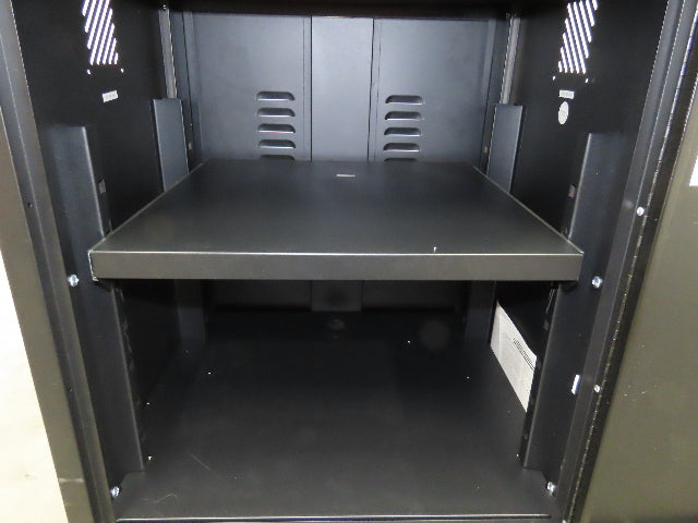 Global Industrial WB239115BKA Mobile Security 24" LCD Computer Cabinet Enclosure