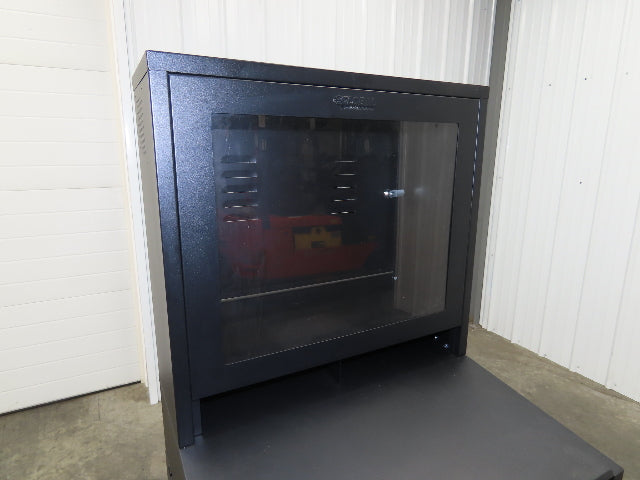 Global Industrial WB239115BKA Mobile Security 24" LCD Computer Cabinet Enclosure