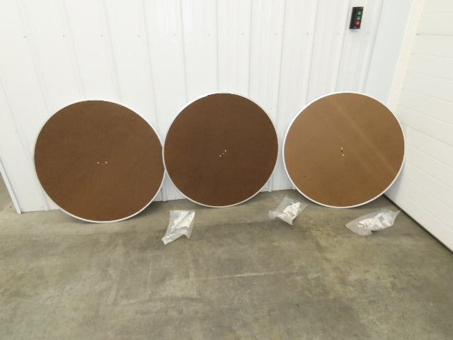 Uline 1CYX8 Jumbo Convex Safety Mirror 36" Acrylic Indoor Lot of 3