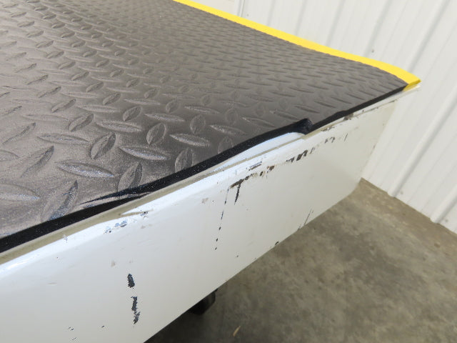 Uline Anti-Fatigue Black Foam Floor Mat 36"x 36" Yellow Border Work Lot of 2