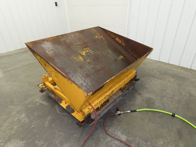 Econo Lift Pneumatic Tilt Table Tote Tipper 8000lbs 30° Degree 55 x 44" Top
