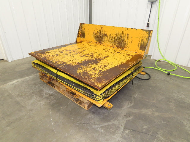Econo Lift Pneumatic Tilt Table Tote Tipper 8000lbs 28° Degree 55 x 44" Top
