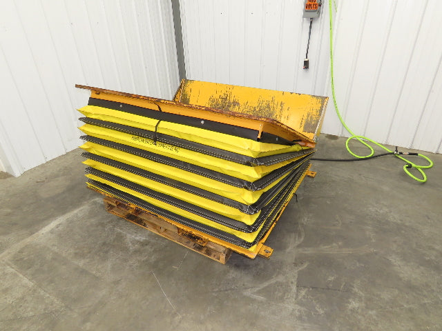 Econo Lift Pneumatic Tilt Table Tote Tipper 8000lbs 28° Degree 55 x 44" Top