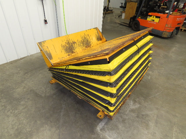 Econo Lift Pneumatic Tilt Table Tote Tipper 8000lbs 28° Degree 55 x 44" Top