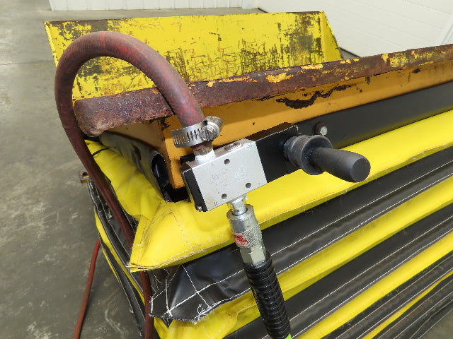 Econo Lift Pneumatic Tilt Table Tote Tipper 8000lbs 30° Degree 55 x 44" Top